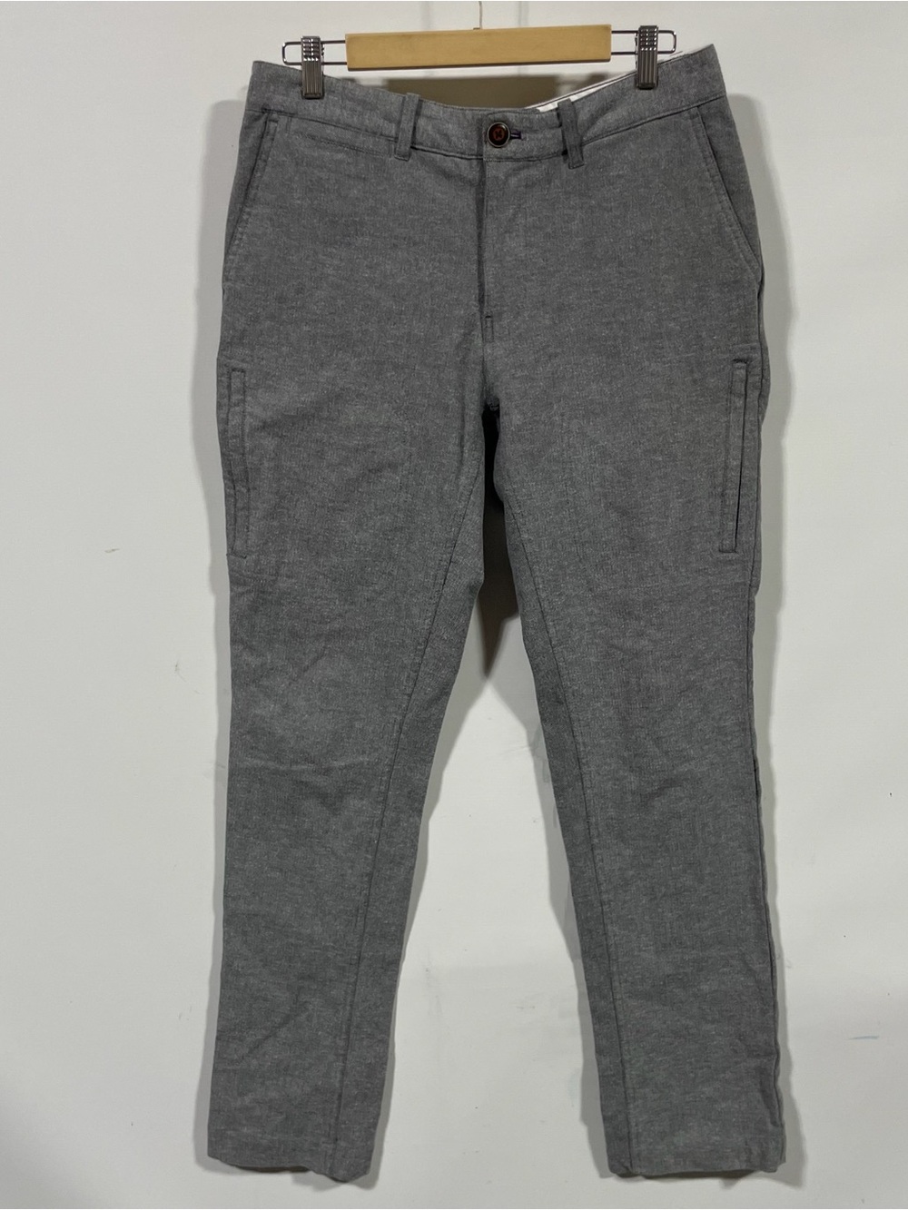 Nifty Genius Men's Slim Gray Chino Pants